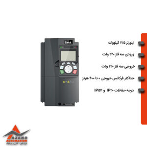 اینورتر سه فاز اینوت GD350A توان 7.5 کیلووات